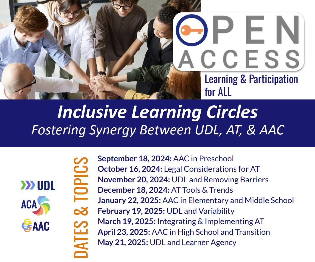 Open Access Inclusive Learning Circles Flyer